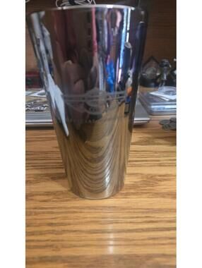 Harley-Davidson Miller Light Crome Glass Bar Glasses Set Of 4